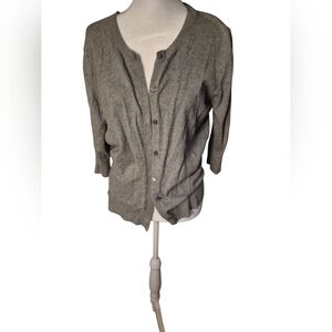 Merona Gray Women's Cardigan Sweater